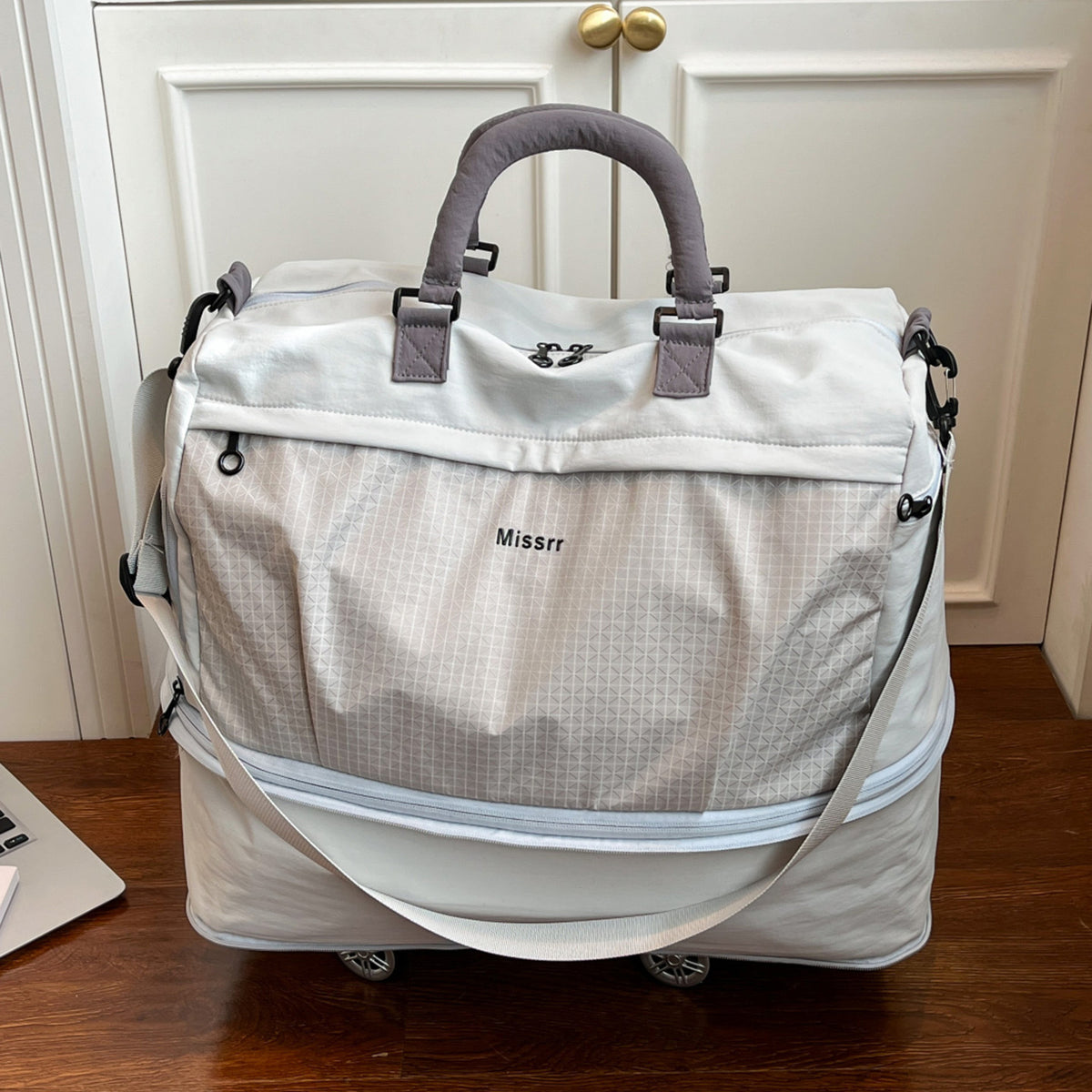 Reisetasche mit Rollen, erweiterbar – Bild 4 | LuxeStyle
