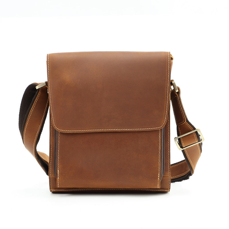 Rindsleder-Ledertasche für Schulter & Crossbody – Bild 2 | LuxeStyle