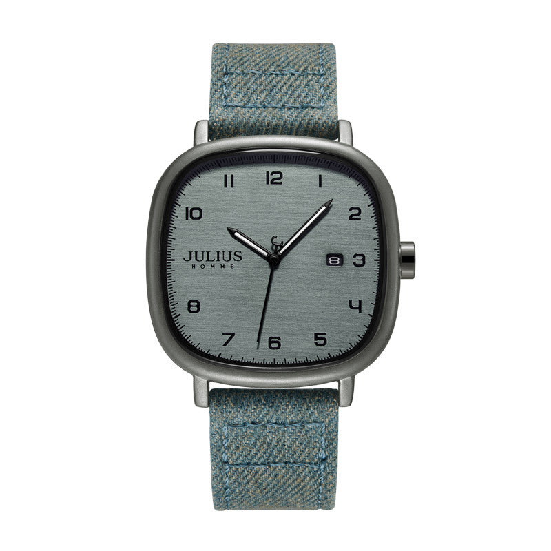 Quadratische Quarz-Uhr mit Metallband – Bild 6 | LuxeStyle
