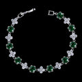 Elegantes Zirkon Armband mit Krone | LuxeStyle