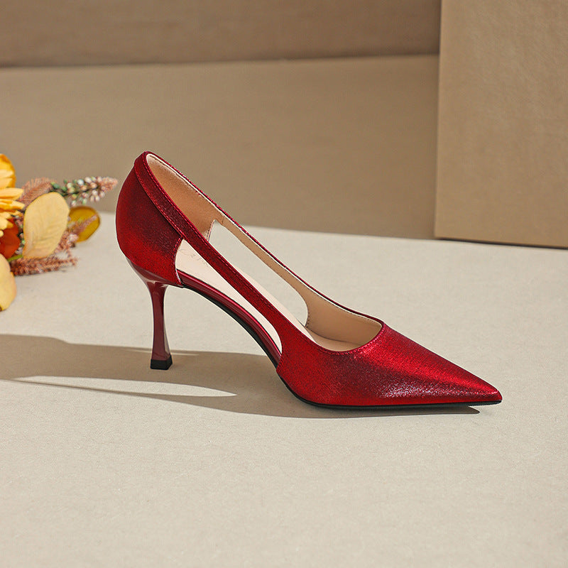 Elegante Stiletto-High Heels mit spitzer Zehe