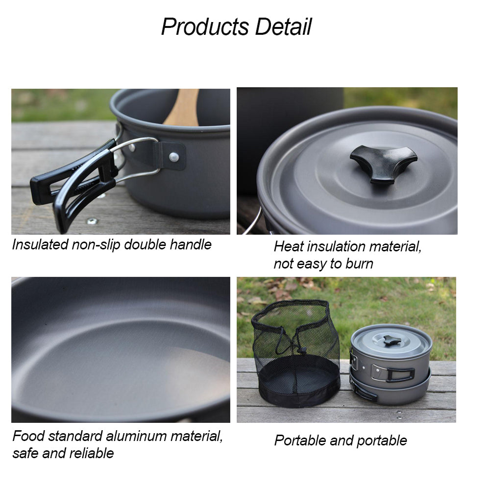 Outdoor Kochset, faltbar – Bild 3 | LuxeStyle