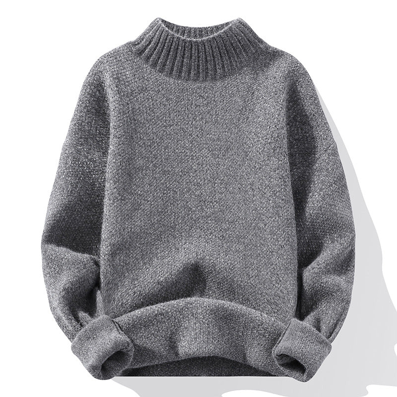 Modecasual Einfarbig Rundhals Pullover