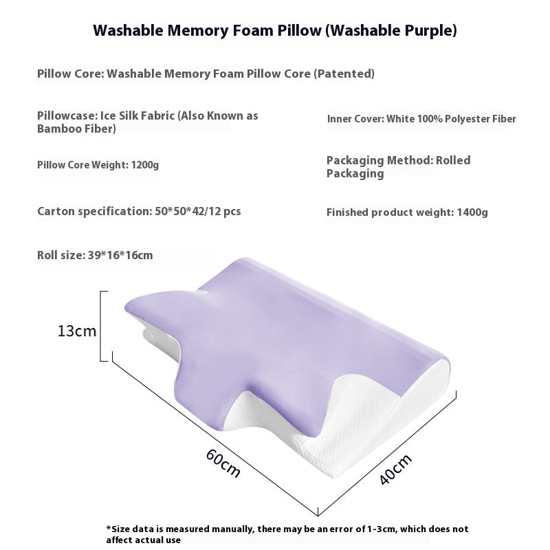 Waschbares Memory-Schaum-Kissen – Bild 7 | LuxeStyle
