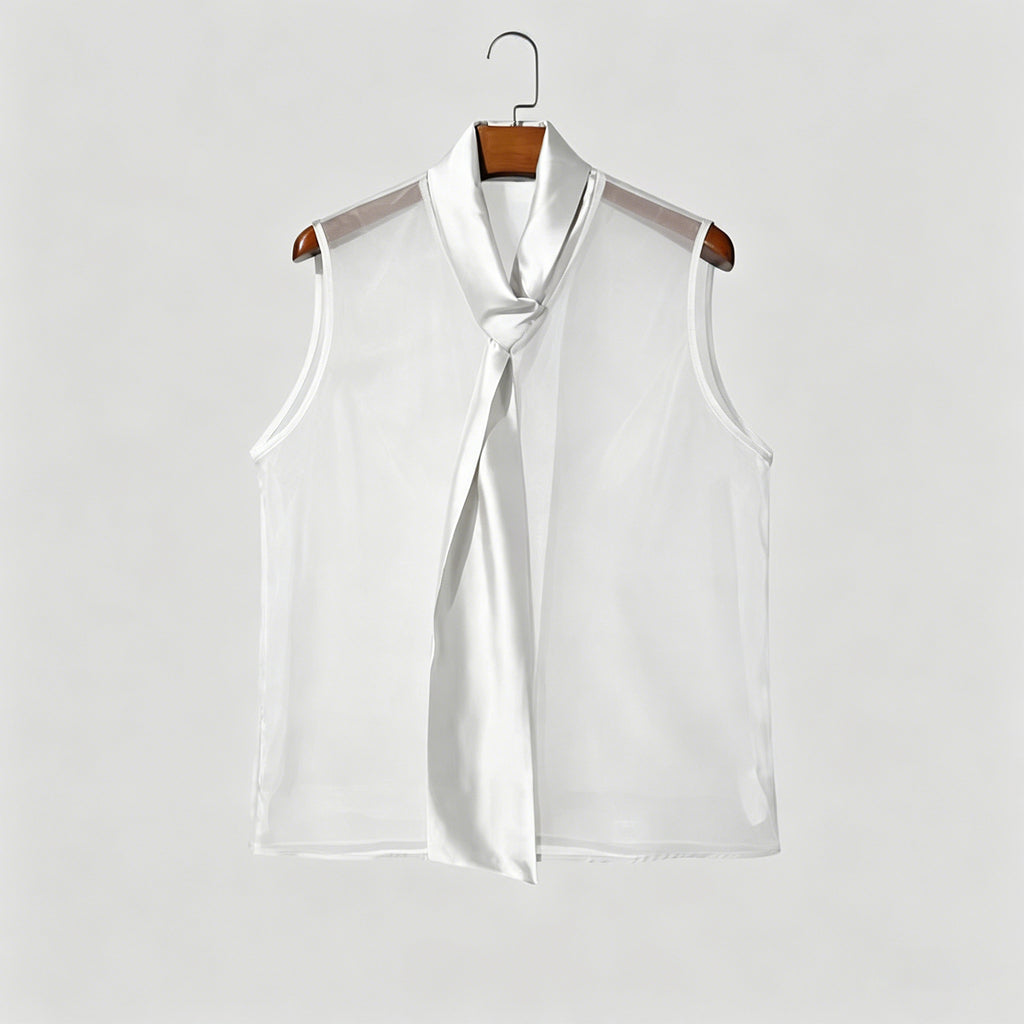 Ärmellose Satin-Weste für Herren – Bild 1 | LuxeStyle