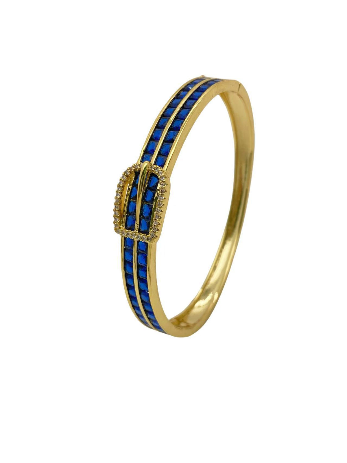 Armband mit Zirkonia und Hufeisen-Schnalle – Bild 12 | LuxeStyle