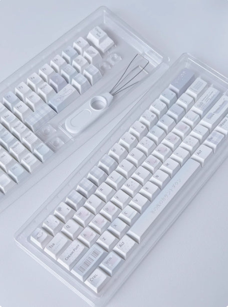 Wasserfarbene Tastaturknöpfe