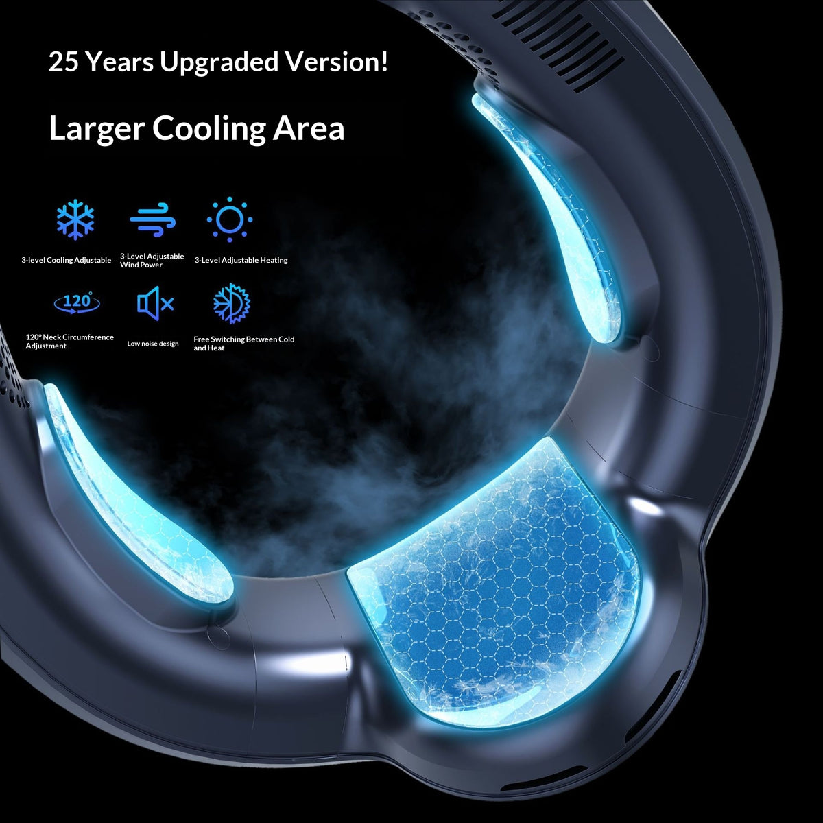 Halsventilator mit Heiz- und Kühlfunktion – Bild 3 | LuxeStyle