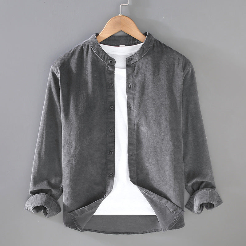 Retro Corduroy Hemdjacke für Herren – Bild 4 | LuxeStyle