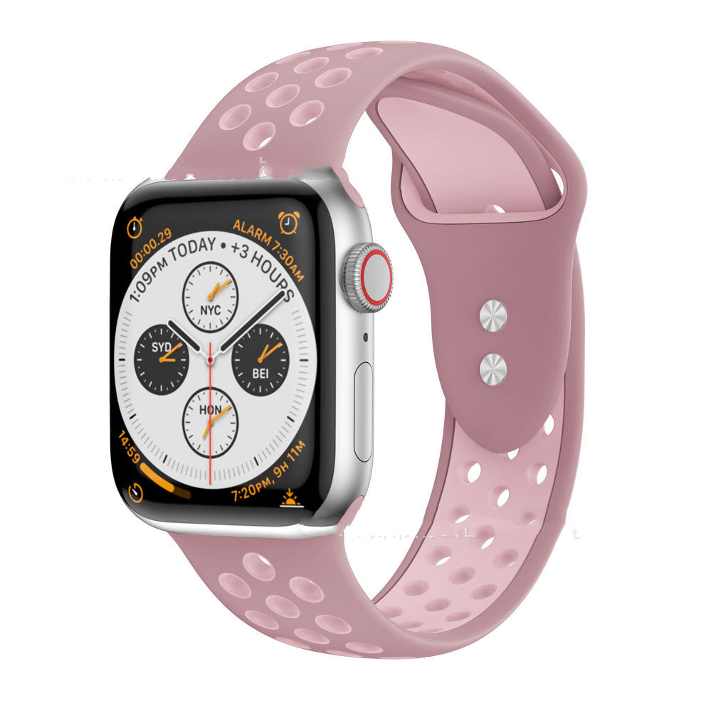 Zweifarbiges Silikonarmband für Apple Watch