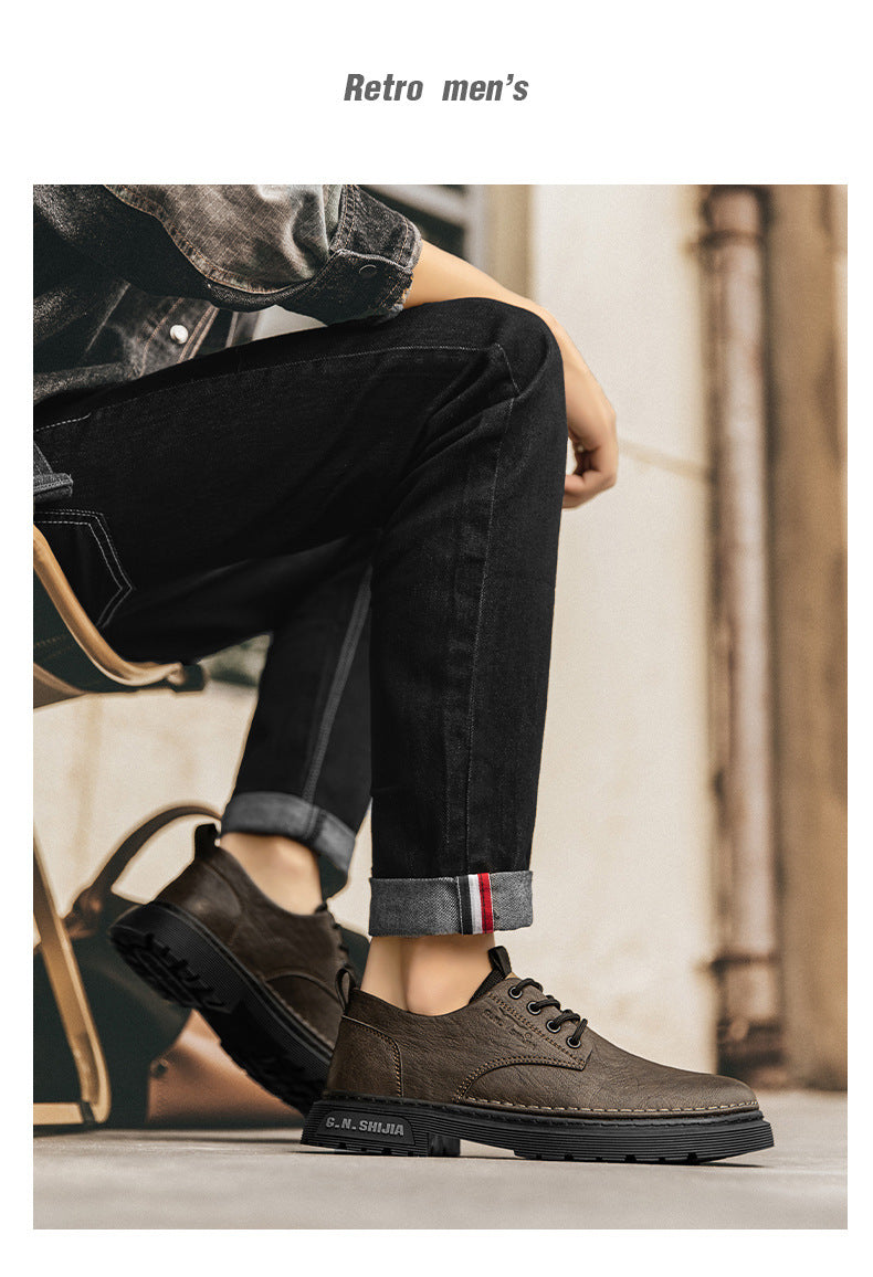 Herren Sommer Casual Leder Boots