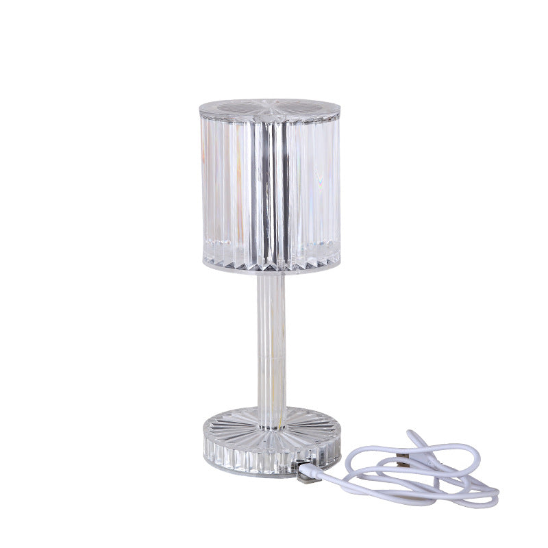 Kristall-Tischlampe mit Touch-Funktion