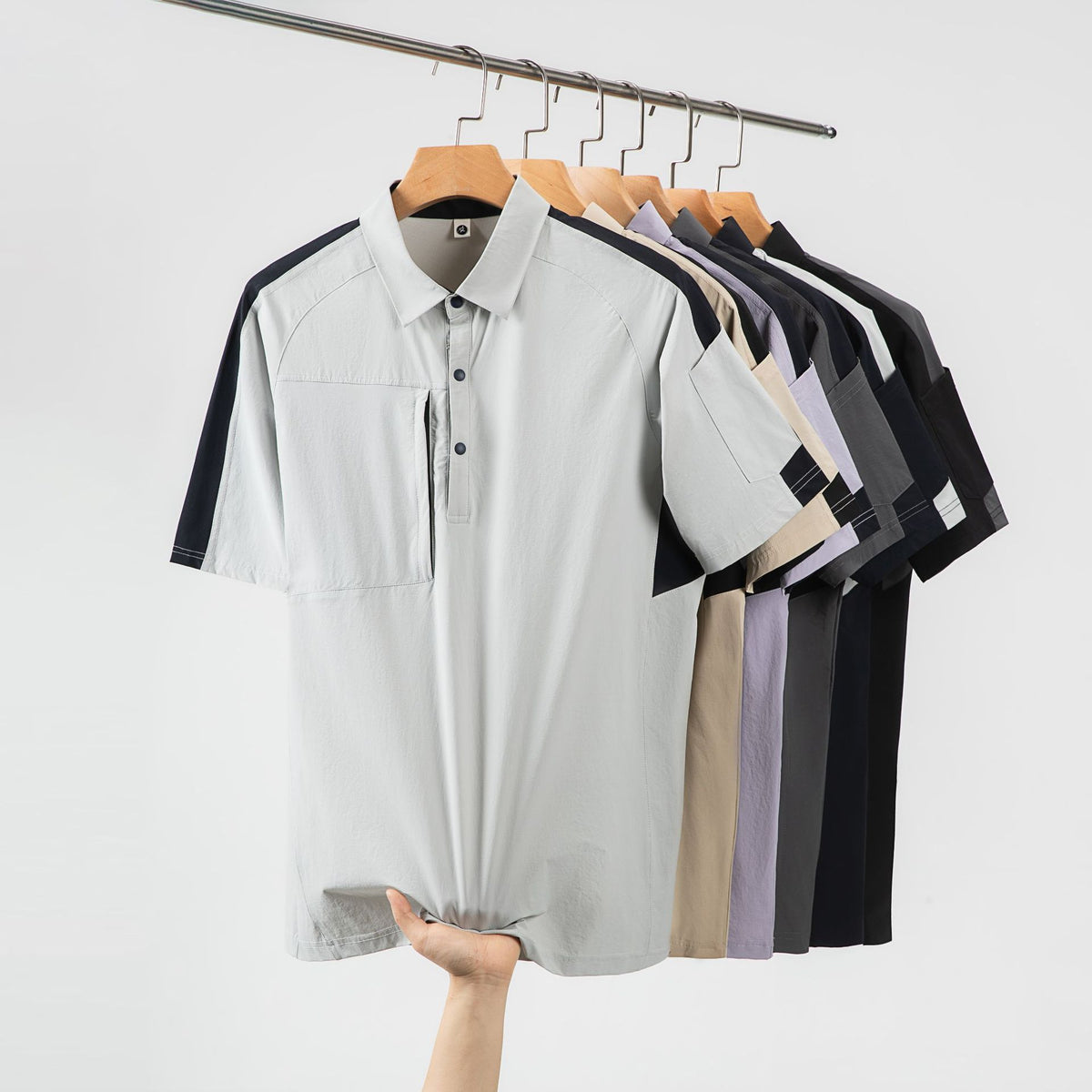 Kurzarm Business Hemd Slim Fit – Bild 8 | LuxeStyle