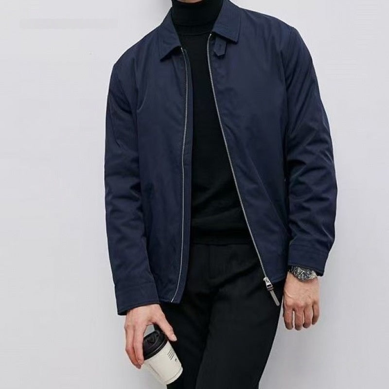 Retro Langarm-Jacke im British Style