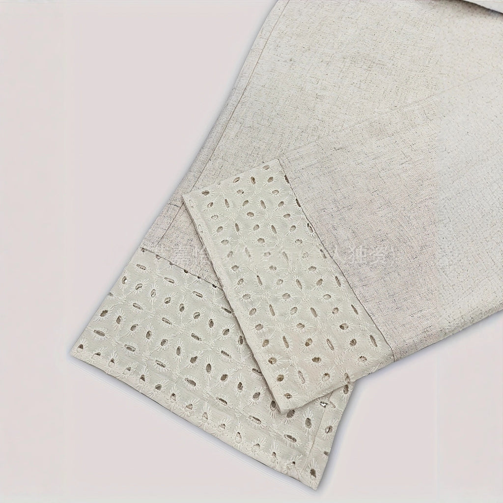 Leggings mit Spitze und Patchwork