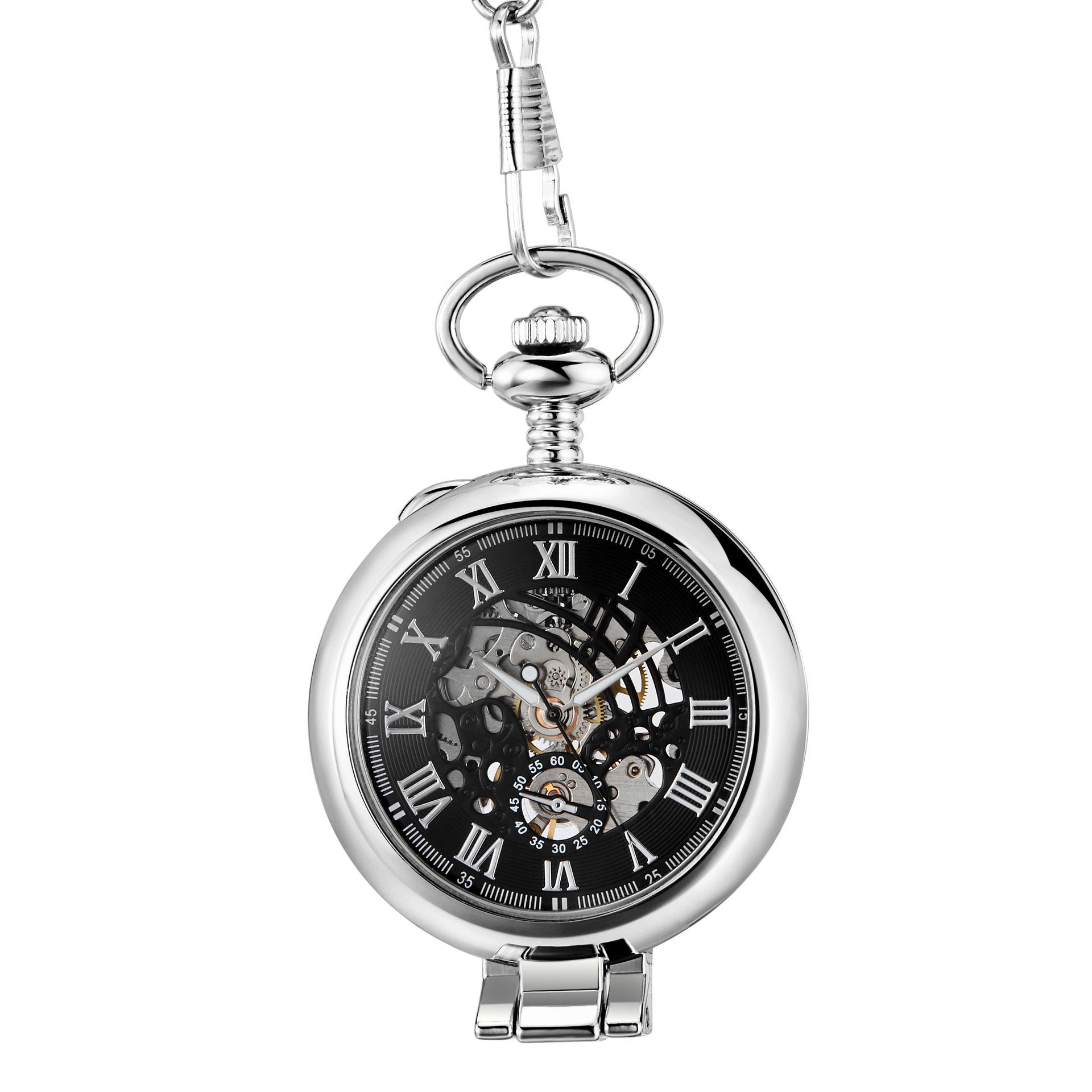 Mechanische Taschenuhr mit Lupe – Ref. CJ-2601150344461612500 – Ansicht 6