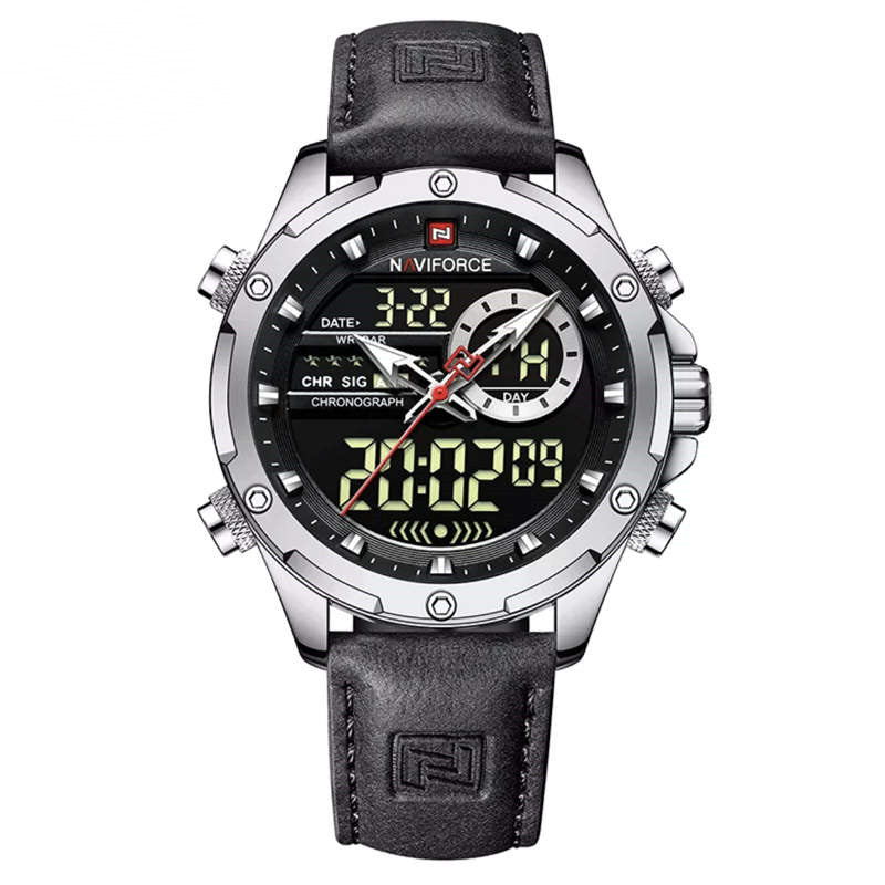 Herren Multifunktionsuhr mit Dual-Display – Bild 5 | LuxeStyle