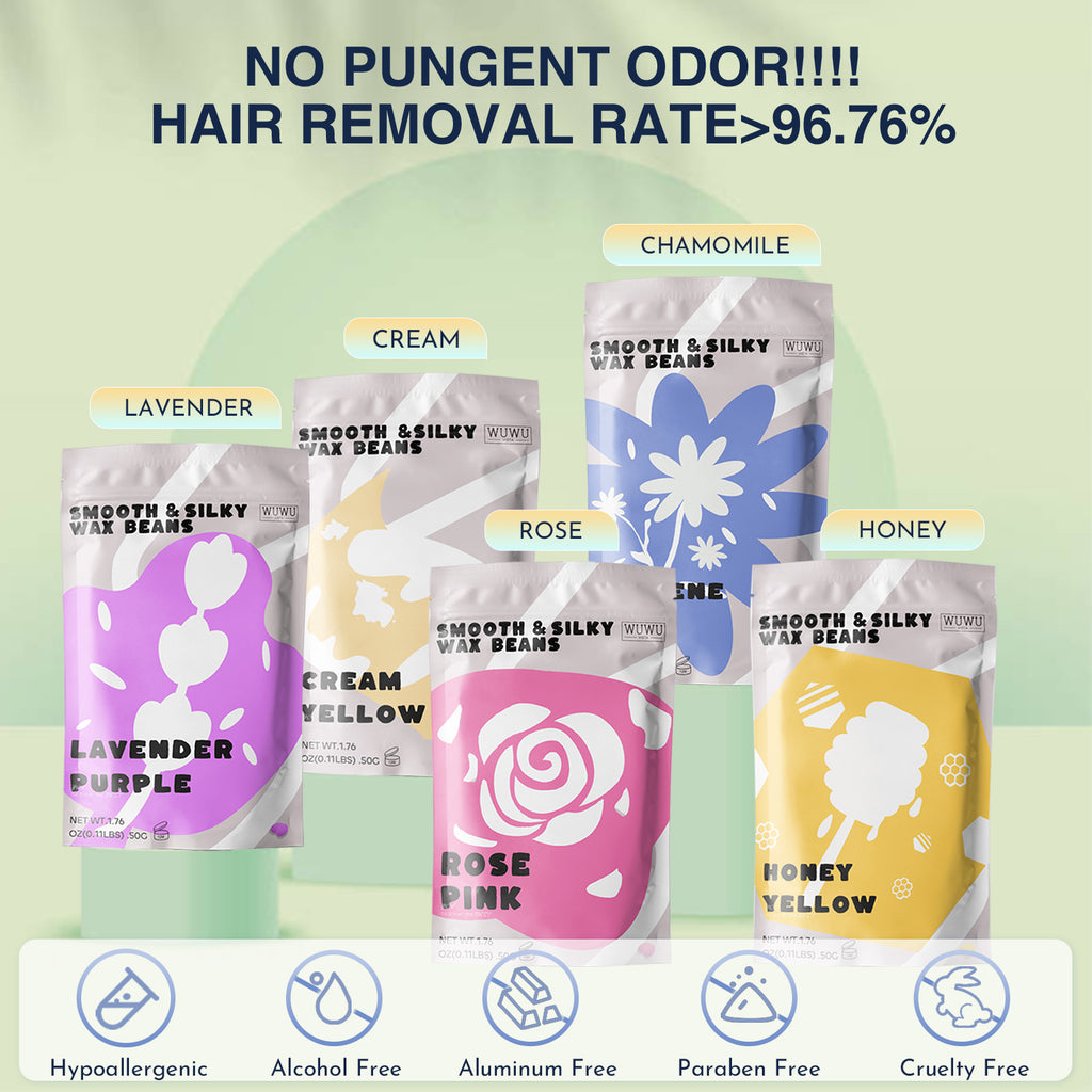 WUWUVISTA Waxing Kit 19-teilig