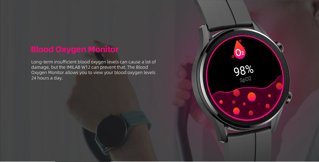 IMILAB W12 Smartwatch – Fitness Tracker – Bild 8 | LuxeStyle