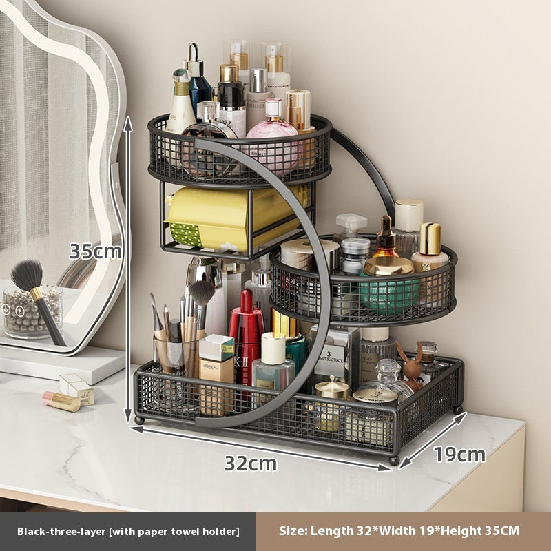 Minimalistischer Kosmetik-Organizer aus Metall – Bild 7 | LuxeStyle