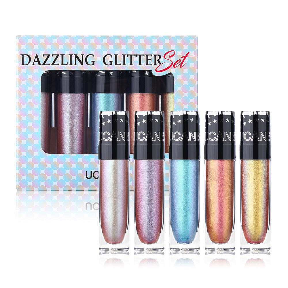 Perlglänzendes Lidschatten-Set – 5 Farben – Bild 12 | LuxeStyle