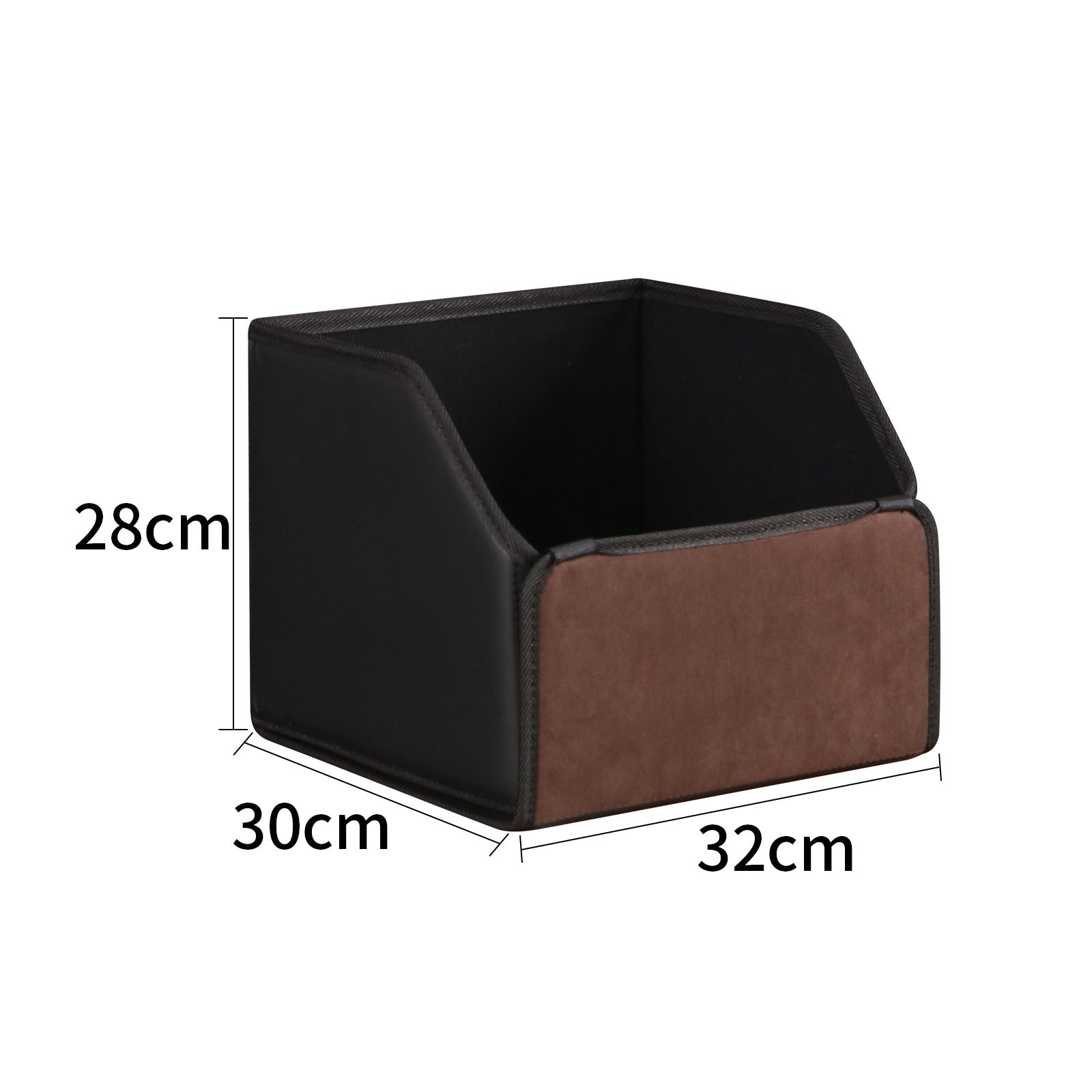 Aufbewahrungsbox aus Suede