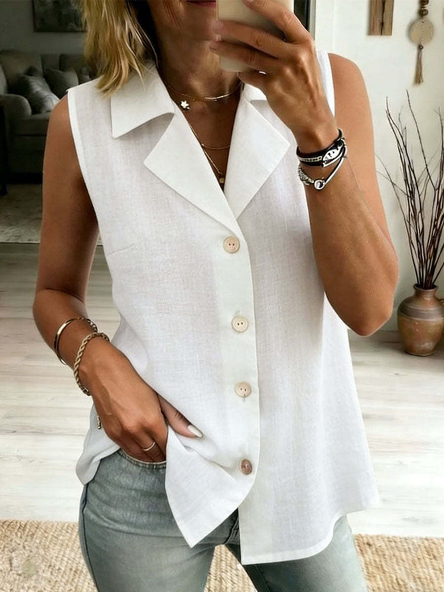 Ärmelloses Casual Top für Damen