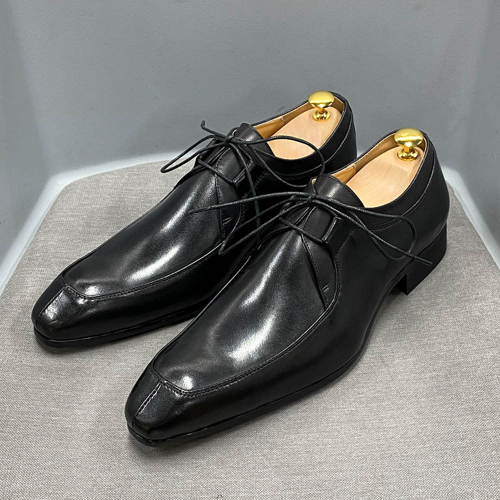 Business Casual Schnürschuhe aus Rindsleder – Bild 5 | LuxeStyle
