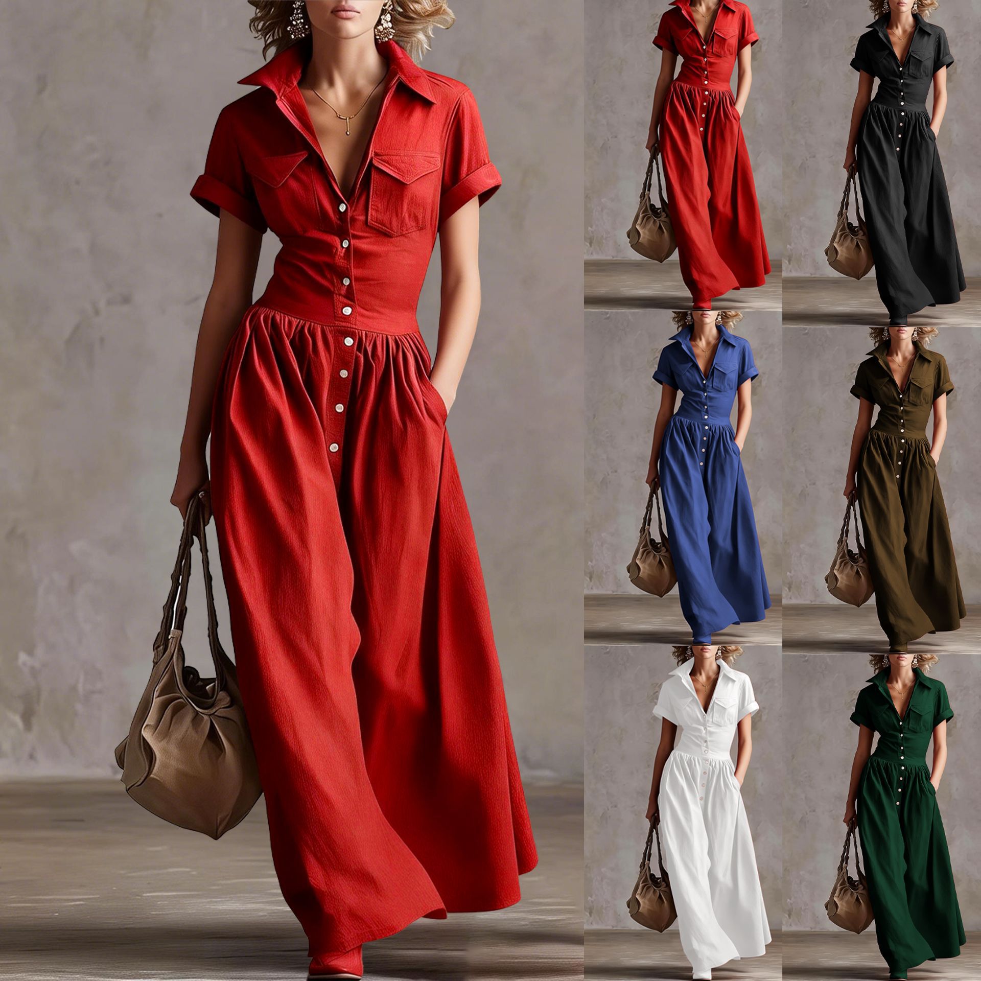 Sommerkleid «Savanna» – Western-Style Midi
