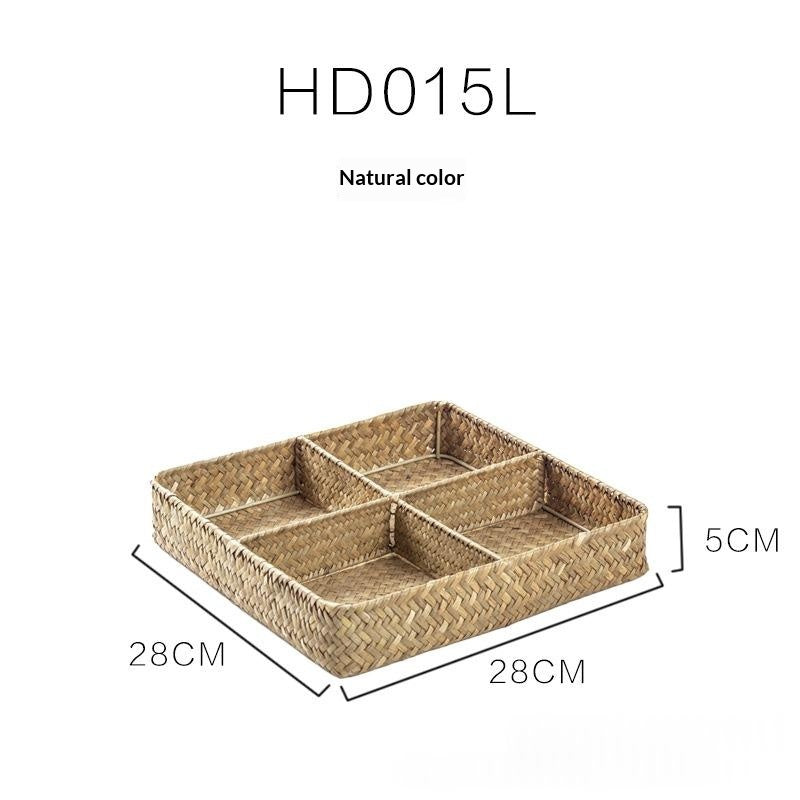 Handgewebter Seagrass Aufbewahrungskorb – Bild 3 | LuxeStyle