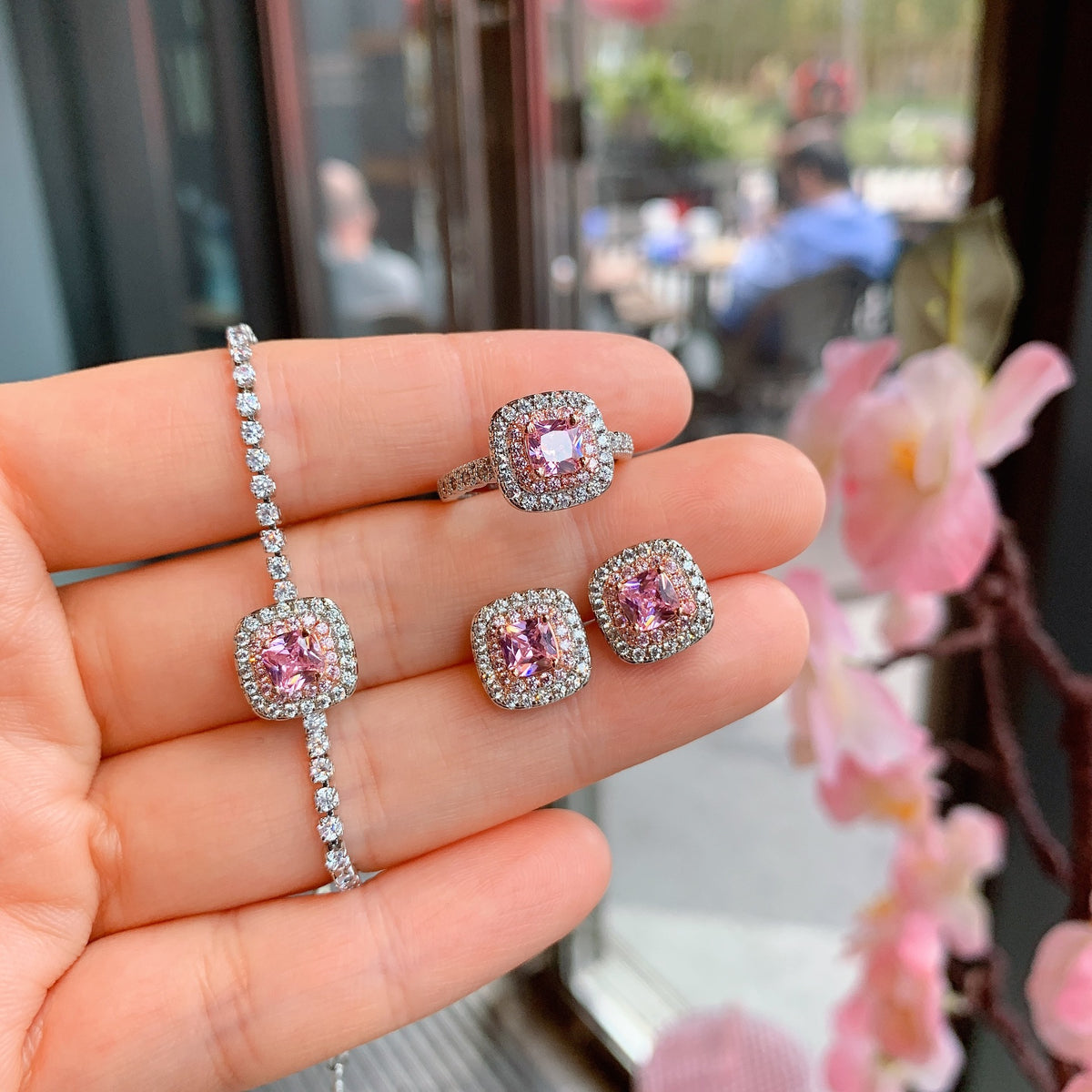 Damen Schmuckset mit Zirkonia – Bild 3 | LuxeStyle