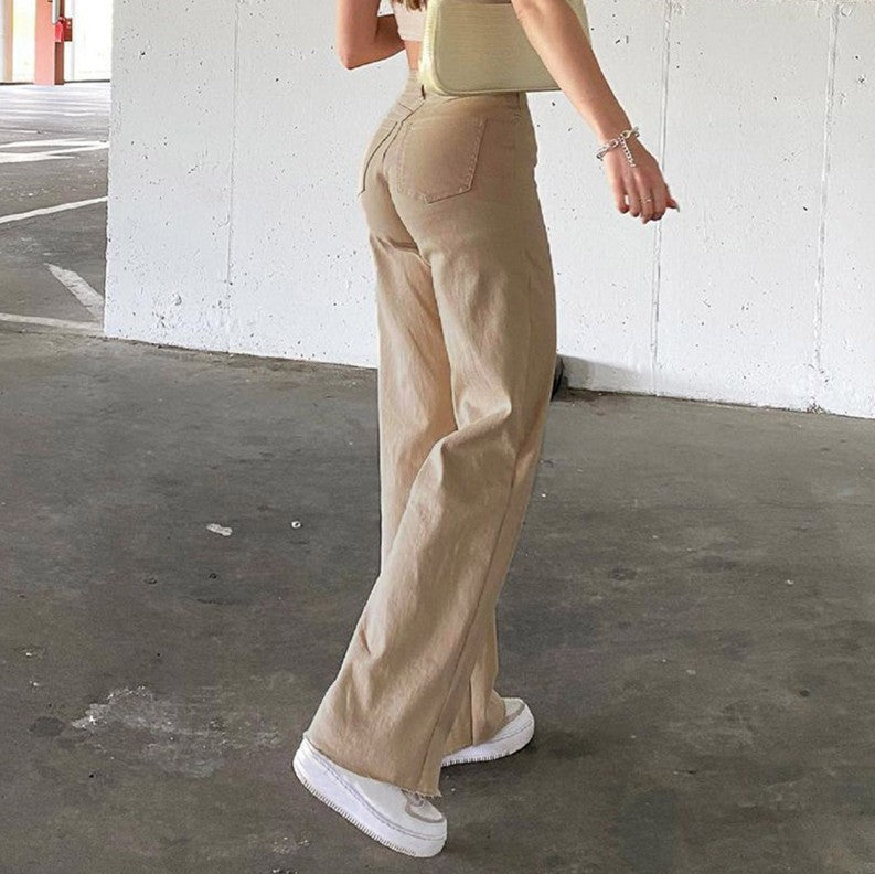 High-Waist Slim-Fit Jeans für Damen