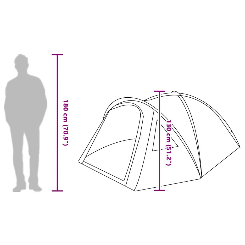 Polyester-Kuppelzelt für Camping