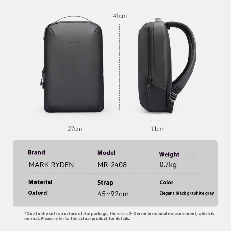 Business Laptop Rucksack «High Sense» – Bild 4 | LuxeStyle