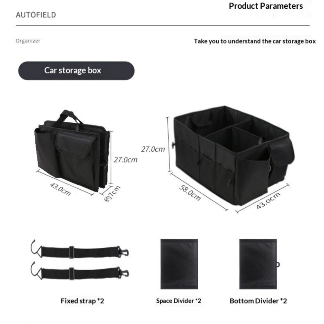Faltbarer Kofferraum-Organizer – Bild 5 | LuxeStyle