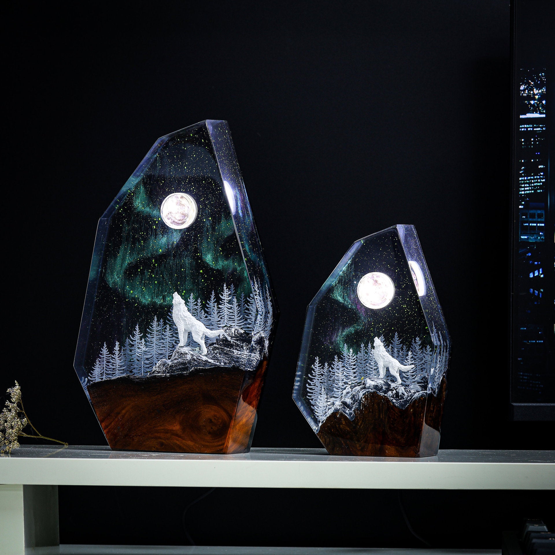 Schneewolf-Lampe