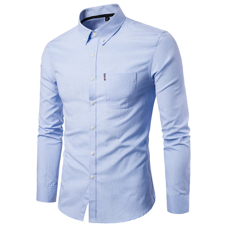 Slim-Fit Langarmhemd für Herren