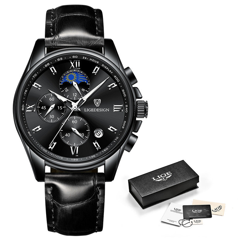 Sportliche Herrenuhr, wasserdicht – Bild 7 | LuxeStyle
