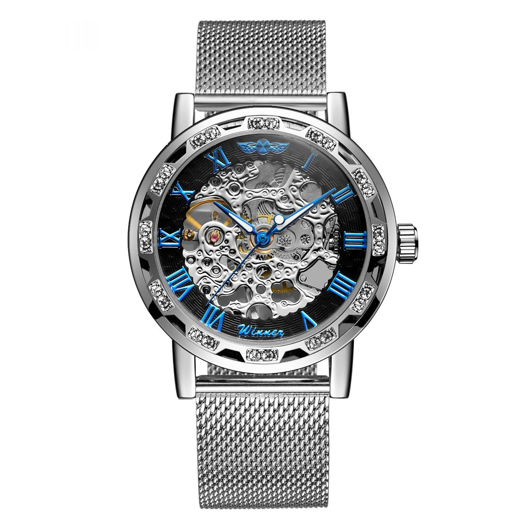 Herren-Mechanik-Armbanduhr