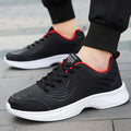 Wasserdichte Herren-Sneaker aus schwarzem Leder – Bild 5 | LuxeStyle