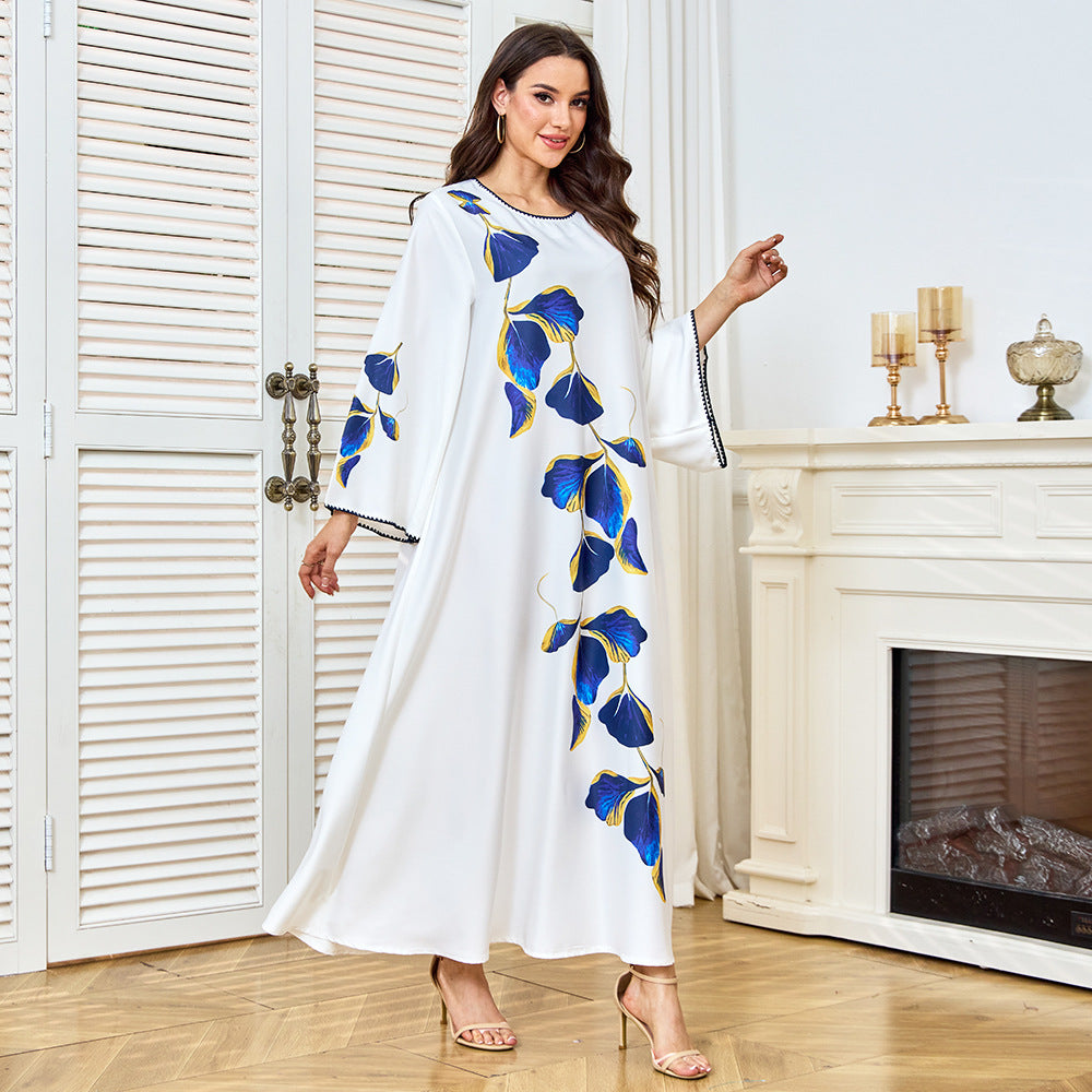 Damen Maxikleid mit Blumenprint – Bild 2 | LuxeStyle