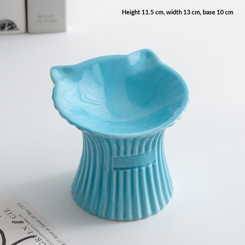 Erhöhte Keramikschüssel mit Katzenohr-Design – Bild 5 | LuxeStyle
