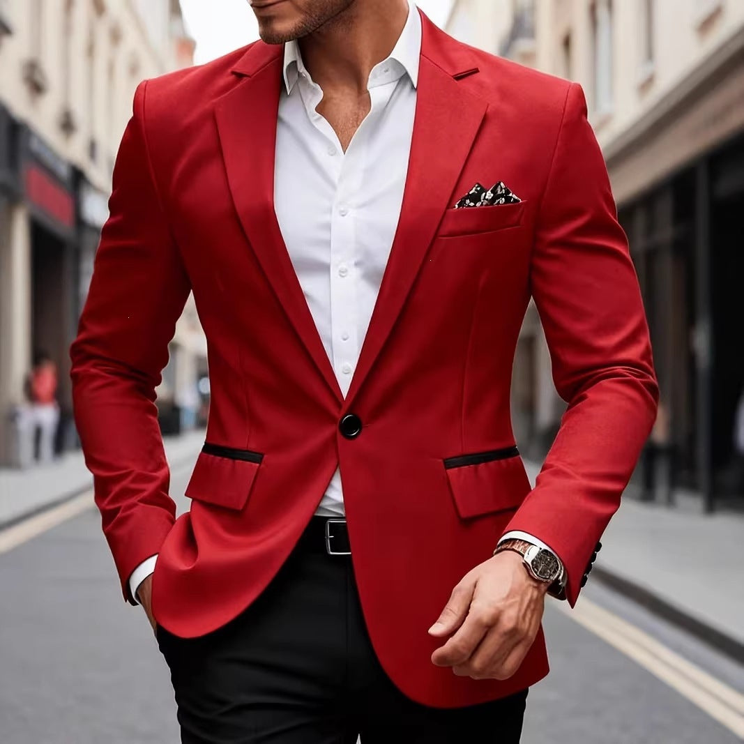 Business-Casual Anzug im Color-Block-Design – Ansicht 2