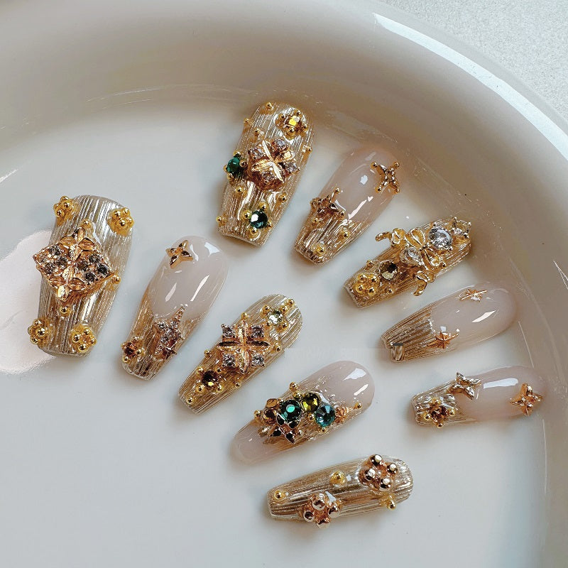 Buchilati Super Gorgeous Fortune Valve Press-on Nägel – Bild 6 | LuxeStyle