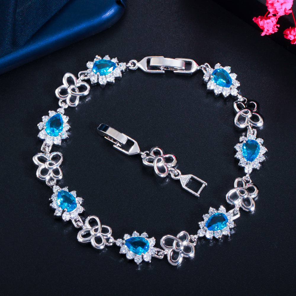Vergoldetes Zirkon Armband