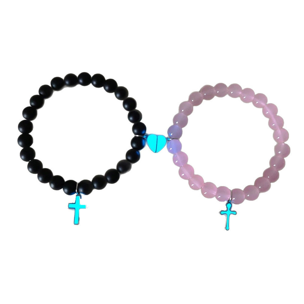 Herz- und Kreuz-Paararmbänder | LuxeStyle