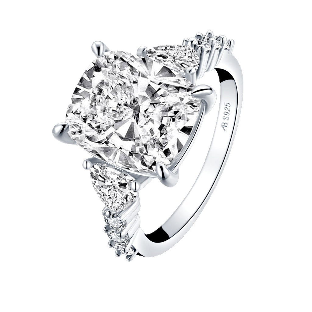 Geometrischer Zirkonia-Ring für Frauen – Bild 2 | LuxeStyle
