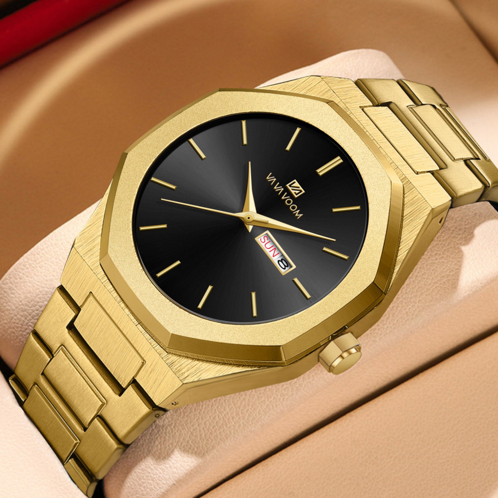 Herrenuhr Stahlkette Business Casual