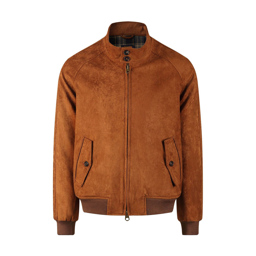 Herren Lederjacke mit Stehkragen