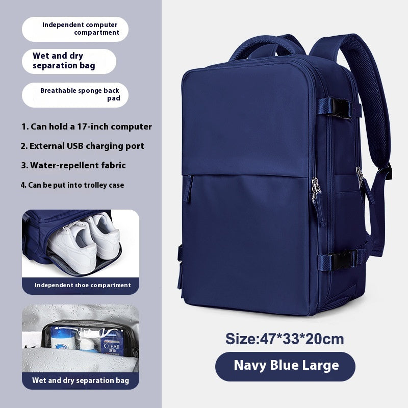 Rucksack Männer Grosses Fassungsvermögen Reise – Bild 12 | LuxeStyle